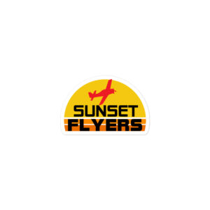 Sunset Flyers sticker