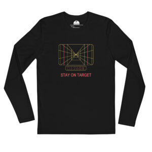 Stay on Target Long Sleeve Fitted Crew